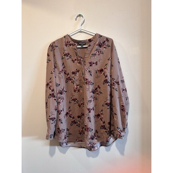 Hilary Radley Tops - Hilary Radley Ladies Long Sleeve Blouse XL / Xlarge Pink